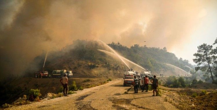 Türkiye'deki orman yangınları yedinci günde sürüyor