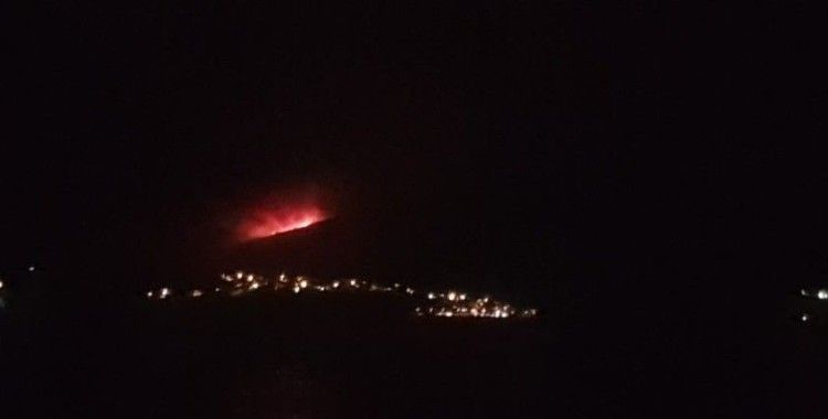Kıyıkışlacık Gürçamlar bölgesinde orman yangını çıktı