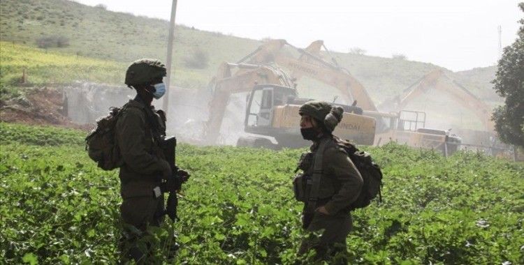 İsrail güçleri, Batı Şeria'da yapım aşamasındaki 3 evi yıktı