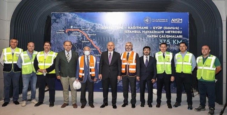 Bakan Karaismailoğlu: Kağıthane metrosunda ilk sinyalizasyon test sürüşlerini Kasım 2021'de başlatacağız