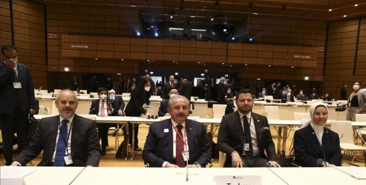 TBMM Başkanı Şentop, 5'inci Dünya Parlamento Başkanları Konferansı'na katıldı