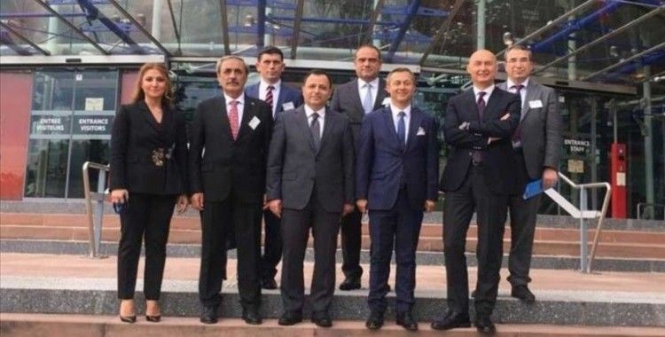 Anayasa Mahkemesi Başkanı Arslan ve beraberindeki heyet, AİHM Adli Yıl Açılış Programı'na katıldı