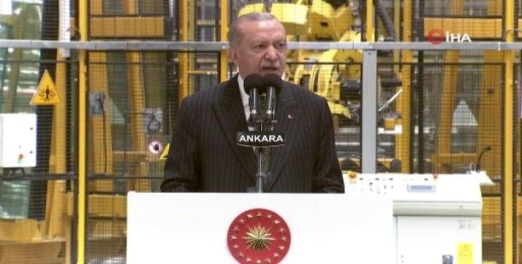 Cumhurbaşkanı Erdoğan: “Tabanca mermisi yapamayan ülkeyken füzesini yapan ülke haline geldik”