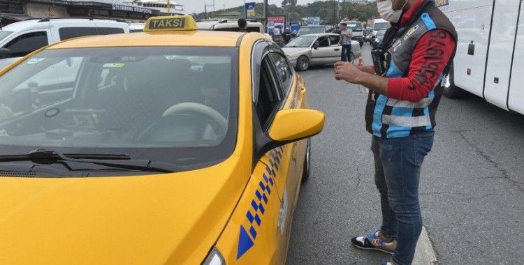 Eminönü’nde taksicilere ceza yağdı