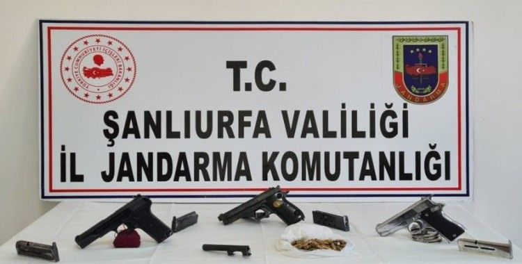 Şanlıurfa'da silah kaçakçılığı operasyonu: 2 gözaltı