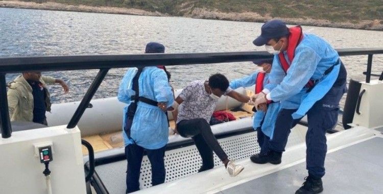 Aydın'da 19 düzensiz göçmen kurtarıldı