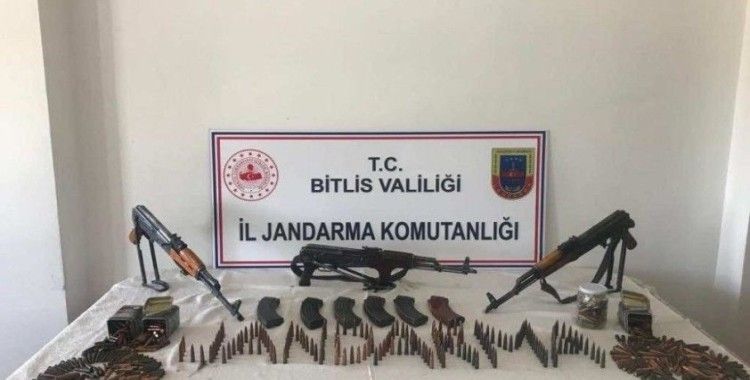 Bitlis’te çok sayıda mühimmat ele geçirildi