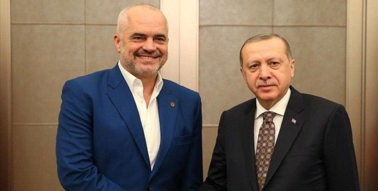 Erdoğan, New York'ta Arnavutluk Başbakanı Rama'yı kabul etti