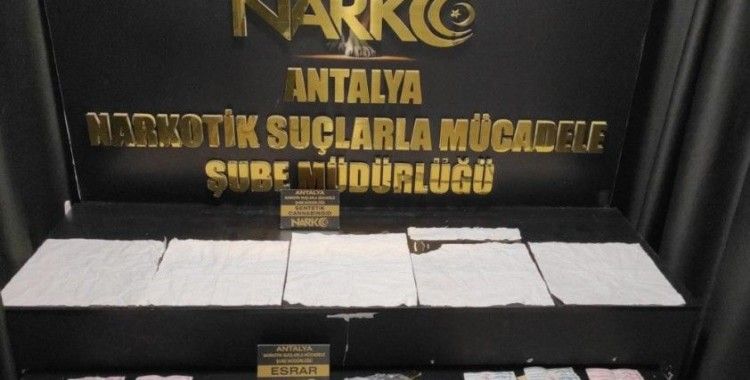 Antalya'da 1 ayda 40 uyuşturucu operasyonu