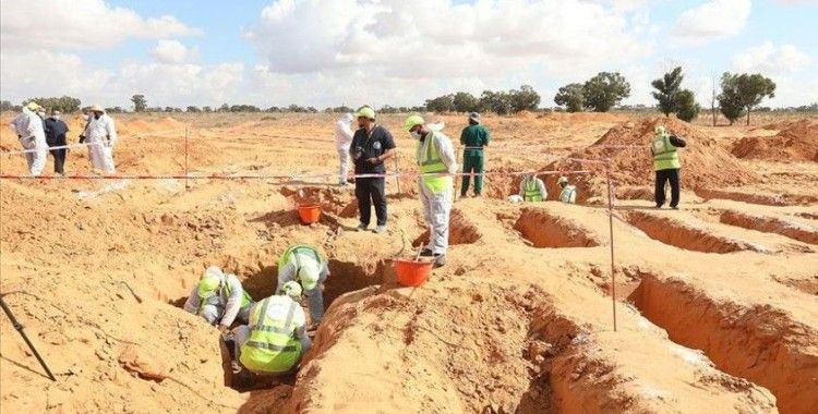 Libya'nın 'toplu mezarlar kenti' Terhune'de 10 ceset daha bulundu