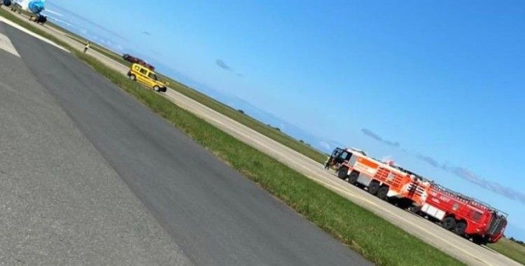 'Uçakta bomba var' ihbarı nedeniyle uçuşa kapatılan Trabzon Havalimanı yeniden hava trafiğine açıldı