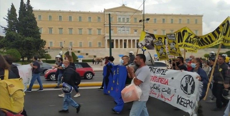 Atina'da faşizm ve ırkçılık karşıtı eylem yapıldı