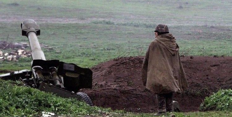 Karabağ'da yasa dışı Ermeni silahlı gruplarca açılan ateşte Azerbaycan askeri şehit oldu