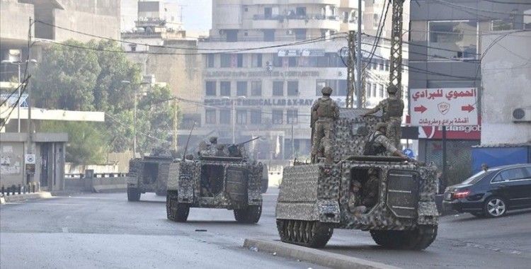 Lübnan ordusu Beyrut'taki silahlı çatışmalarda 9 kişiyi gözaltına aldı