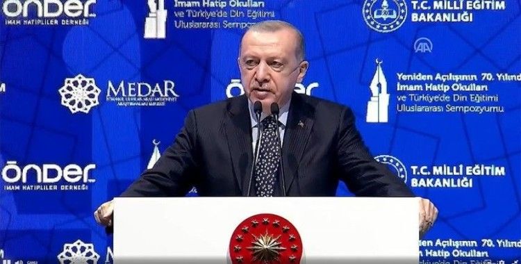 Erdoğan: 28 Şubatta kapısına kilit vurulmak istenen imam hatipler bugün en çok tercih edilen eğitim kurumları
