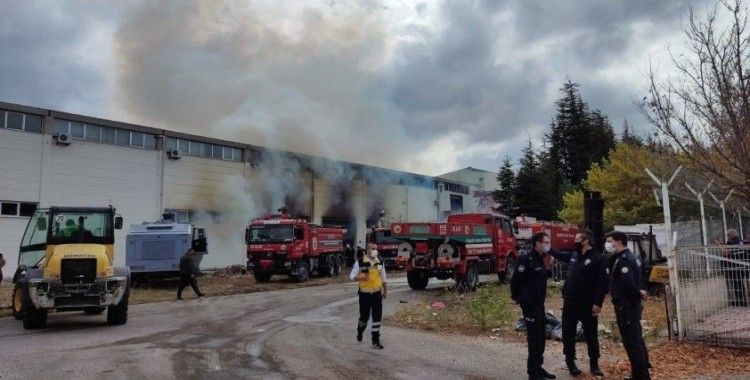 Eskişehir OSB’de fabrika yangını