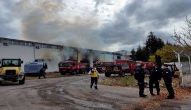 Eskişehir OSB'de fabrika yangını