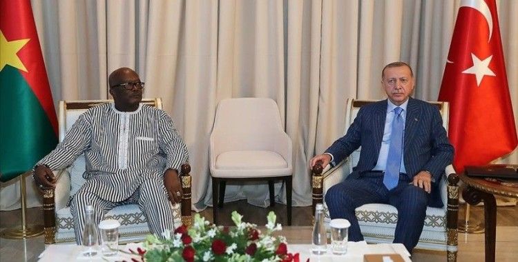Cumhurbaşkanı Erdoğan, Burkina Faso Cumhurbaşkanı Kabore ile görüştü