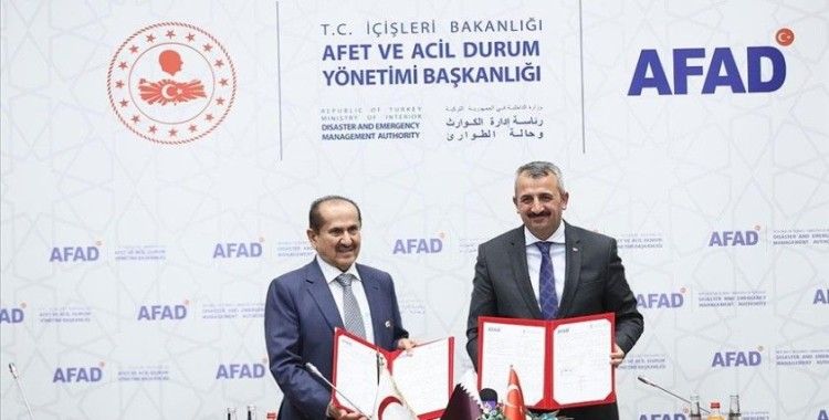 AFAD ile Katar Kızılayı arasında yardım protokolü imzalandı