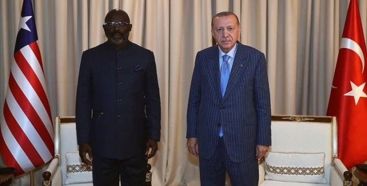 Cumhurbaşkanı Erdoğan, Liberya Devlet Başkanı Weah ile görüştü