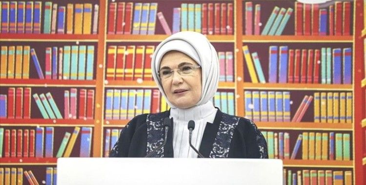 Emine Erdoğan: Kütüphaneler, eğitimin ve okulların kalbidir