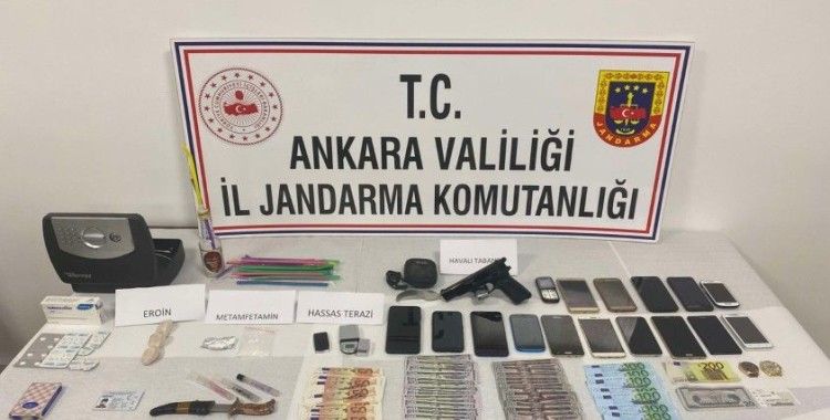 Ankara’da uyuşturucu operasyonu: 6 gözaltı