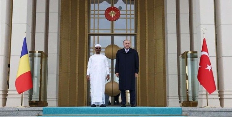 Cumhurbaşkanı Erdoğan Çad Geçiş Dönemi Devlet Başkanı Itno'yu resmi törenle karşıladı