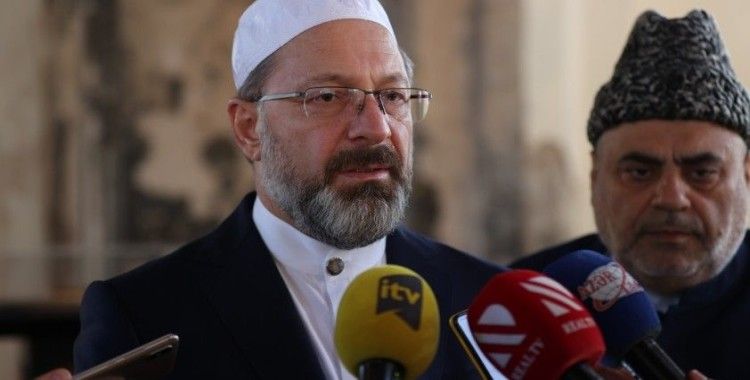 Diyanet İşleri Başkanı Erbaş, Azerbaycan’ın Ağdam kentini ziyaret etti