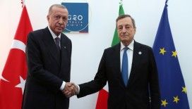 Cumhurbaşkanı Erdoğan, İtalya Başbakanı Draghi’yi kabul etti