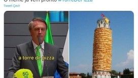 Pisa Kulesi’ne "Pizza" diyen Bolsonaro sosyal medyada alay konusu oldu