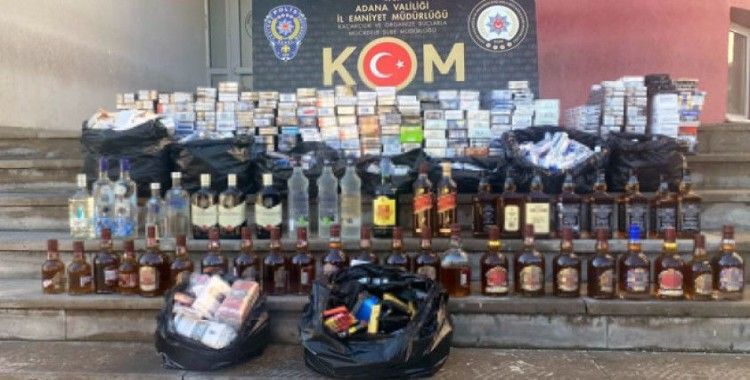 Adana'da 'kaçakçılık' operasyonları: 5 gözaltı