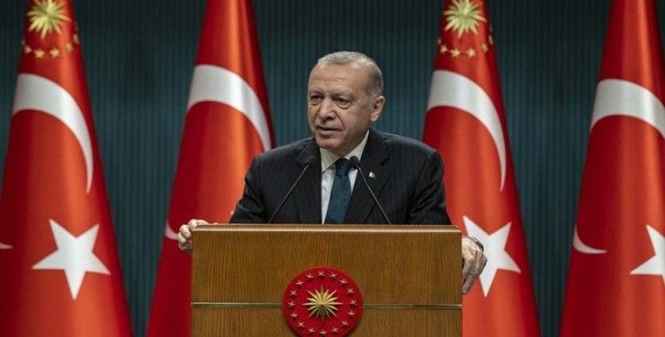 Cumhurbaşkanı Erdoğan, KKTC'nin 38'inci kuruluş yıl dönümünü kutladı