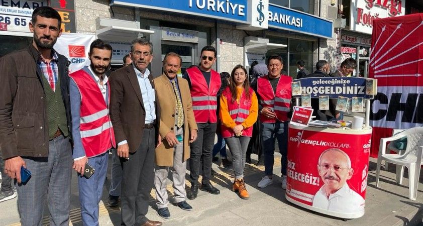 chp genclik kollari basyol meydani nda uye standi acti