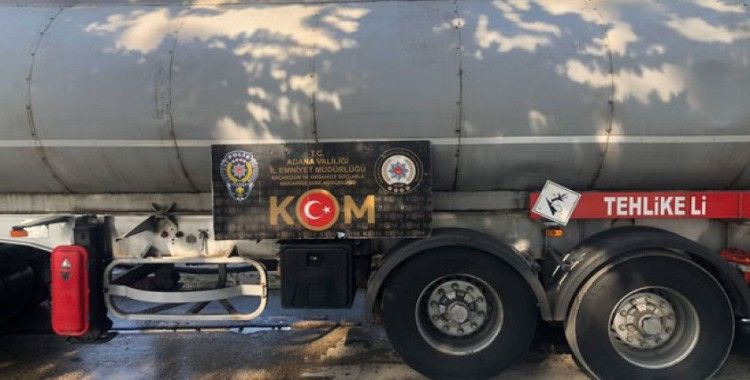 Adana'da kaçak akaryakıt operasyonuna 2 tutuklama