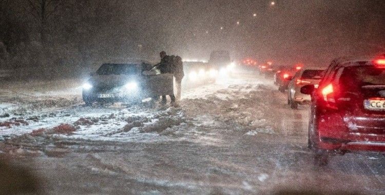 Danimarka’yı kar fırtınası vurdu