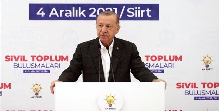 Cumhurbaşkanı Erdoğan: Türkiye'nin de bölgemizin de geleceğinde teröre uzantılı siyasete yer yok