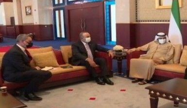 Bakan Çavuşoğlu, Dubai Emiri Şeyh Muhammed bin Raşid Al Mektum ile görüştü