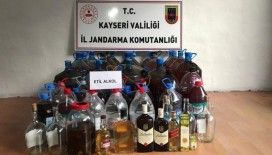 Jandarmadan kaçak içki operasyonu: 1 gözaltı