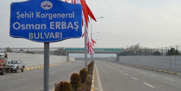 Şehit Korgeneral Erbaş'ın adı Elazığ'daki bulvara verildi