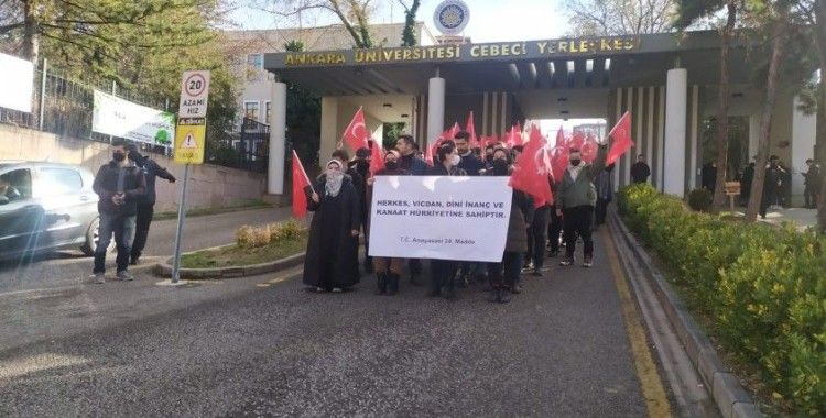 Ankara Üniversitesi’nde başörtüsü krizi