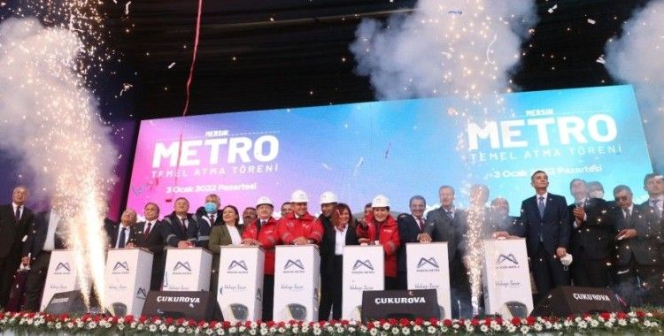 Mersin Metrosunun temelini Kılıçdaroğlu ve Akşener attı