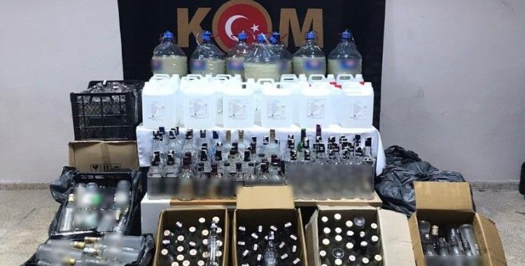 Edirne ve İstanbul’da eş zamanlı sahte içki operasyonu