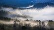 Ilgaz Dağı'nda sis havadan görüntülendi