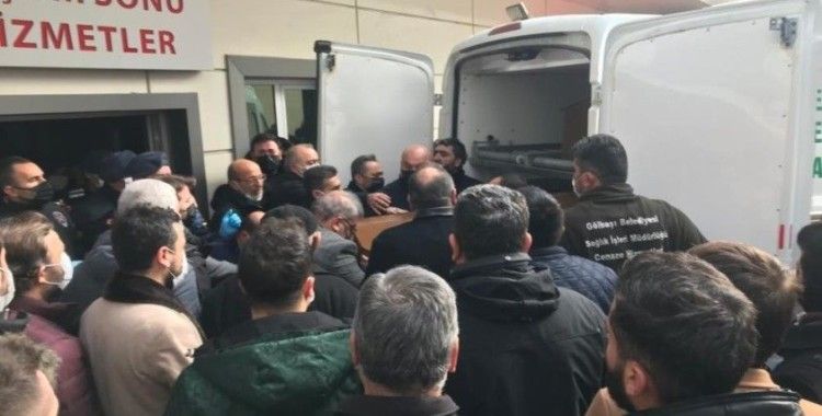 Hayatını yitiren futbolcu Ahmet Çalık’ın cenazesi gözyaşları içinde adli tıpa gönderildi
