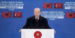 Cumhurbaşkanı Erdoğan: Hedefimiz, Arnavutluk ile ticaret hacmimizi 1 milyar dolar civarına çıkartmaktır