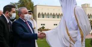 TBMM Başkanı Şentop Katar Emiri tarafından kabul edildi