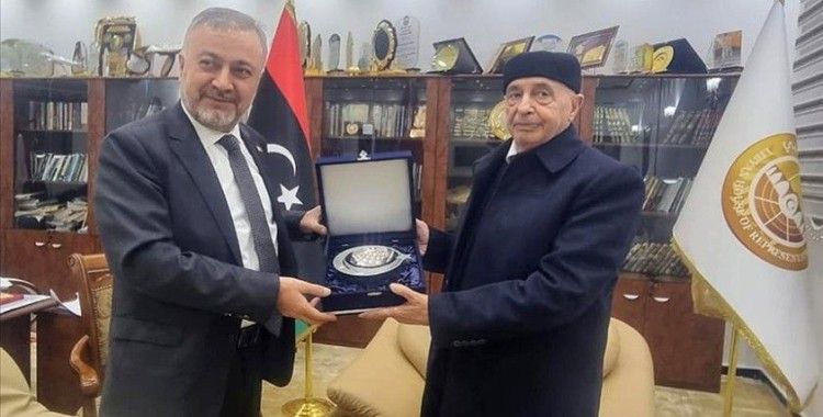 Türkiye'nin Trablus Büyükelçisi Yılmaz, Libya Meclis Başkanı Salih ile görüştü