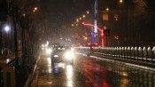 Edirne'de kar yağışı kent merkezinde etkili olmaya başladı