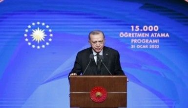 Cumhurbaşkanı Erdoğan, 15 bin öğretmenin atamasını gerçekleştirdi