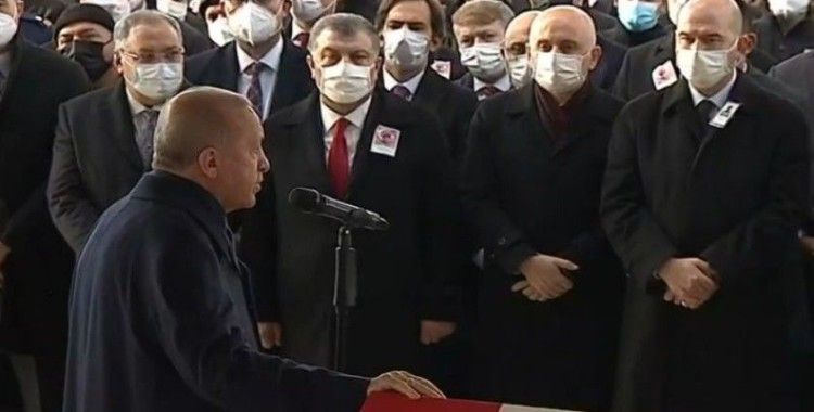 Cumhurbaşkanı Erdoğan şehit Hayrettin Eren'in cenaze törenine katıldı